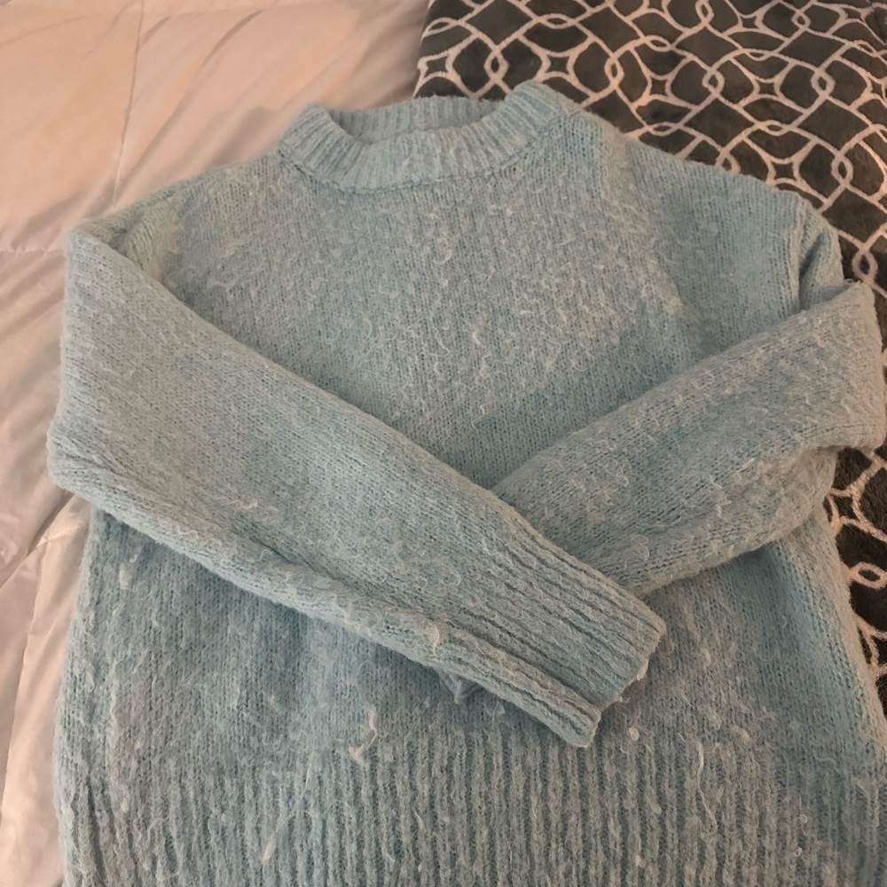A New Day Light Blue Knit Sweater
